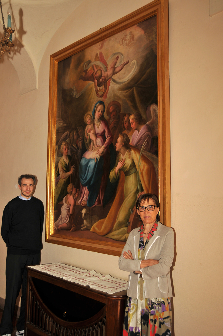 Cascina Castlèt è mecenate ha adottatto la"Madonna con bambino"