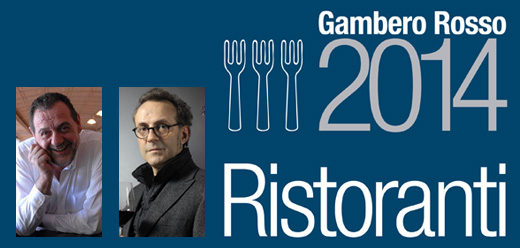Tre Forchette 2014 la guida ai ristoranti del Gambero Rosso.