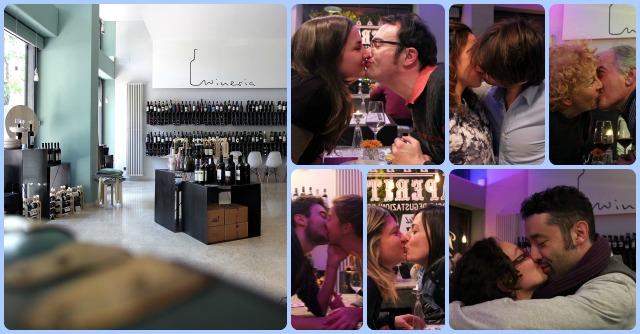 La novità di Wineria: l'aperitivo si paga con un bacio