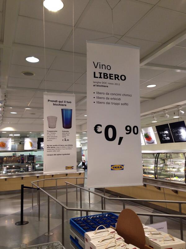 Da gennaio: Vino Libero a Ikea