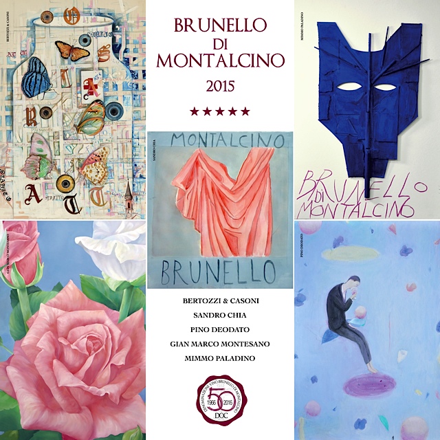 PIASTRELLA A 5 MANI PER CELEBRARE I 50 ANNI DEL BRUNELLO