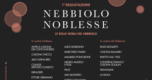 BOLLICINE DI NEBBIOLO NOBLESSE ALBA TUTTO PRONTO 