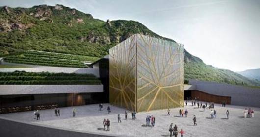Cantina Bolzano l'architettura green a servizio del vino di qualità 