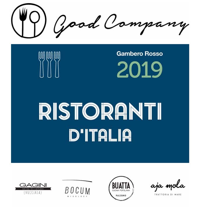 GUIDA AI RISTORANTI D'ITALIA 2019 DEL GAMBERO ROSSO
