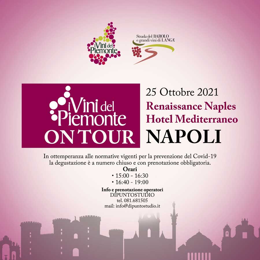 Vini del Piemonte on tour a Napoli - edizione 2021