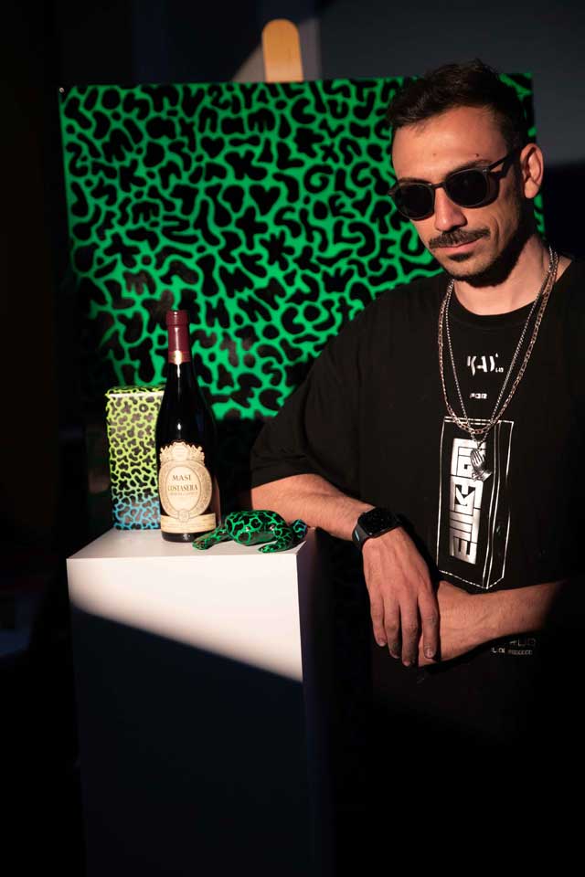 Masi presenta "Jaba" opera dell'artista e designer russo Misha Libertee  dedicata all'Amarone Costasera. Costasera Contemporary Art