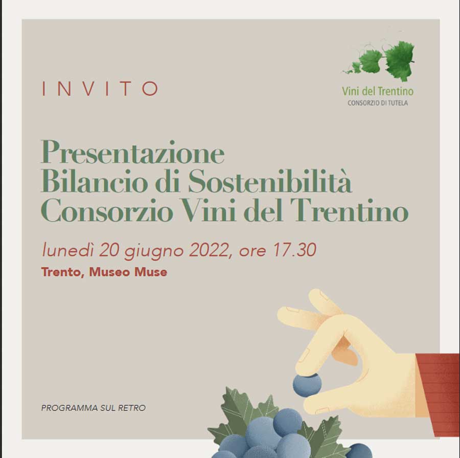 Consorzio Vini Trentino presenta il primo Bilancio di Sostenibilità