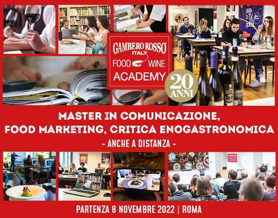 Master in Comunicazione, Food Marketing, Critica Enogastronomica