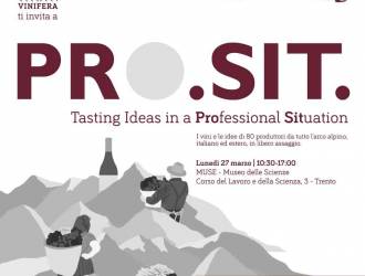 Vinifera Trento: arriva Pro.Sit. – Tasting Ideas in a Professional Situation, giornata dedicata ai professionisti del vino