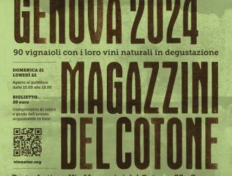 VinNatur Genova 2024: la rassegna del vino naturale torna ai Magazzini del Cotone