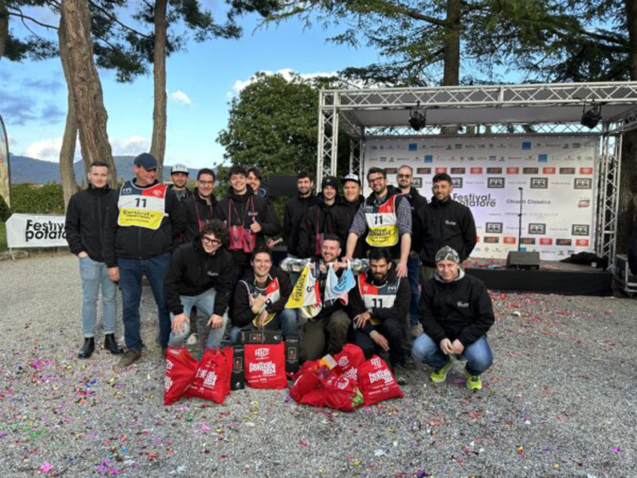 IL NOSTRO TEAM SUL PODIO DEL FESTIVAL DEL POTATORE 2024