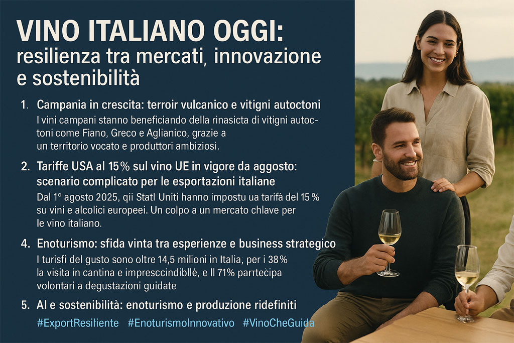 report mattutino del vino del 1 settembre 2025