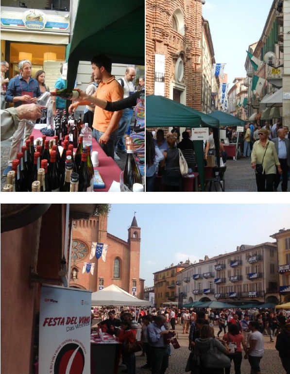 Tutto pronto ad Alba per la prima domenica della Festa del Vino!