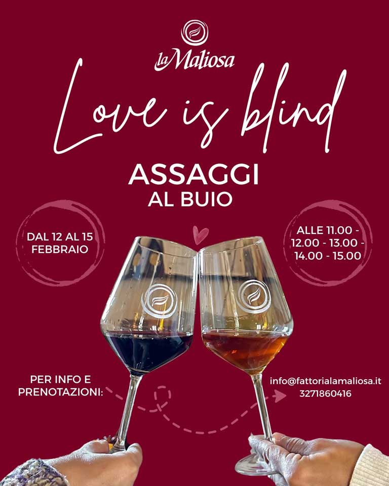Assaggi al buio: Fattoria La Maliosa lancia Love is Blind per celebrare San Valentino